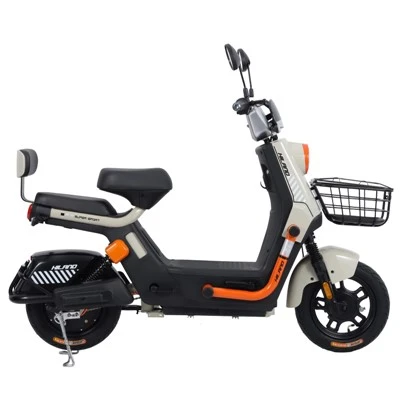 Джойкі Електричний велосипед 60V 20AH 40 км/год 800 Вт Компактний передній кошик подвійні сидіння стильні помаранчеві акценти